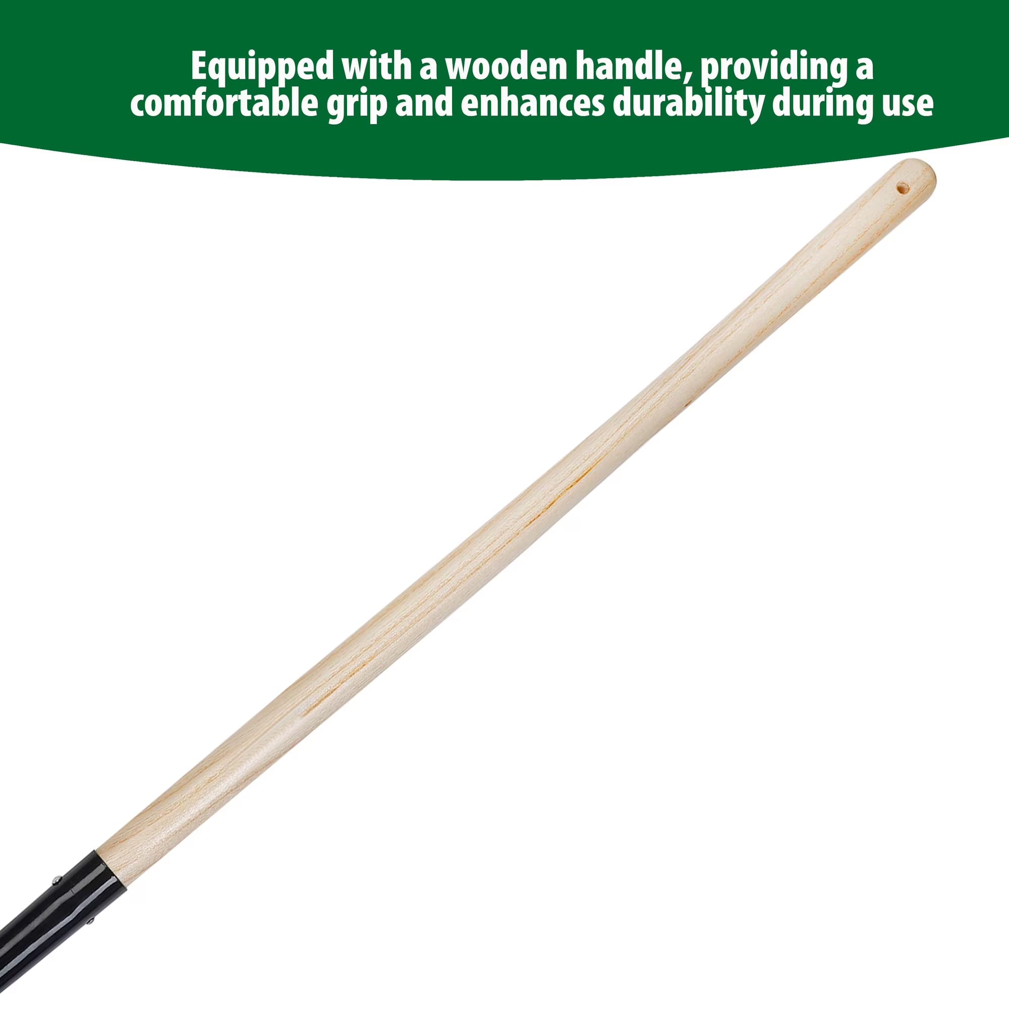 Expert Gardener Square Transfer Shovel, Steel Blade, Wood Handle - Photo 5