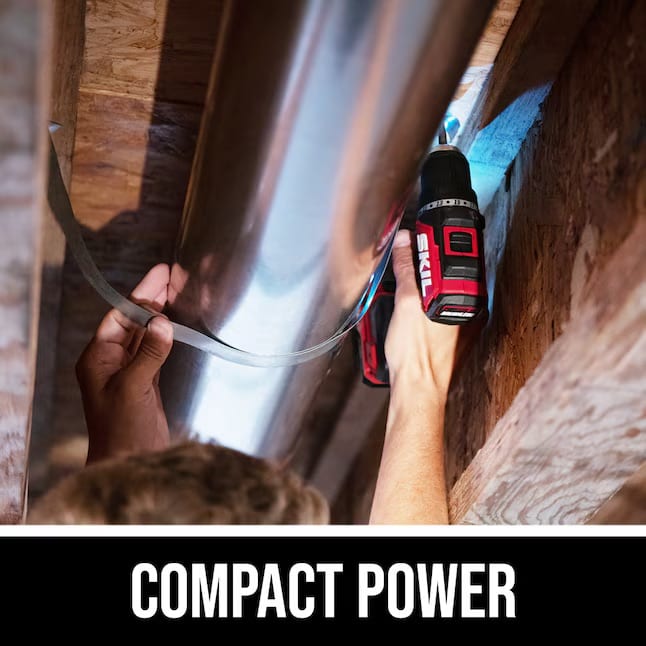 SKIL PWR CORE 12v 1/2in Keyless Brushless Cordless Drill - 1 Battery/Charger Inc - Photo 2